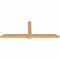 Ekena Millwork Eugene Smooth Timber Gable Bracket, Western Red Cedar, 96"W x 36"H x 3 1/2"D x 5 1/2"F, 9/12 Pitch GBW096X36X0406EUG00SWR - alternate 2